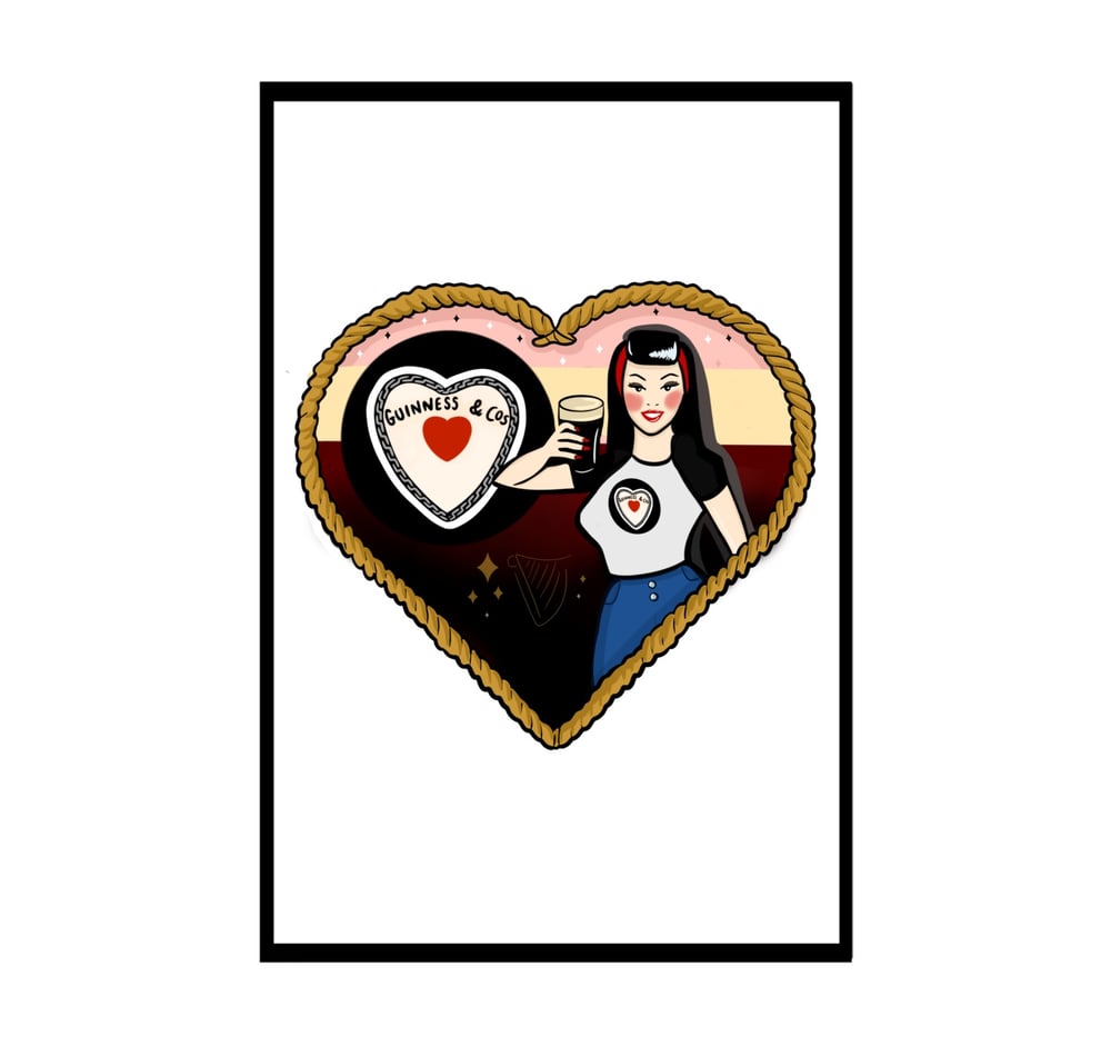 Image of  'Ruby' A4 print 