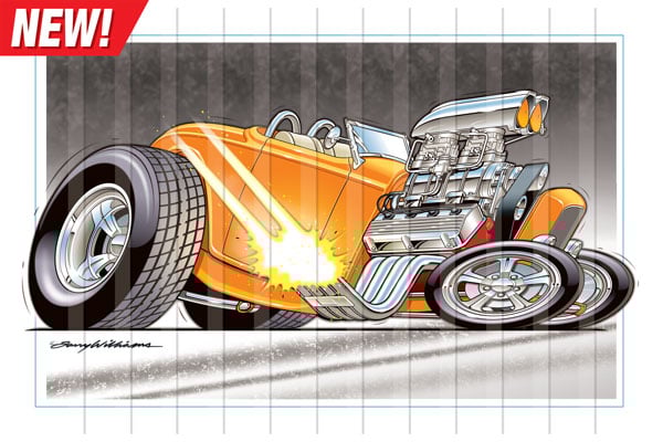 Image of NEW! 'Radical Rod" Print: 18 x 12"