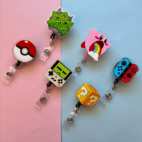 Image 1 of Nintendo Retractable Reel Badges