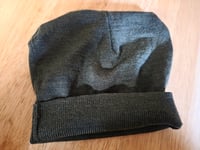 Image 2 of Upcycled Pure Merino Wool Baby Beanie in Moss