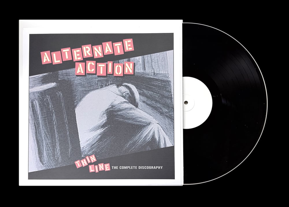 ALTERNATE ACTION - 'Thin Line: The Complete Discography' 12" LP TEST PRESSING (BLACK Vinyl)