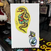 Snake & Dice + Vase