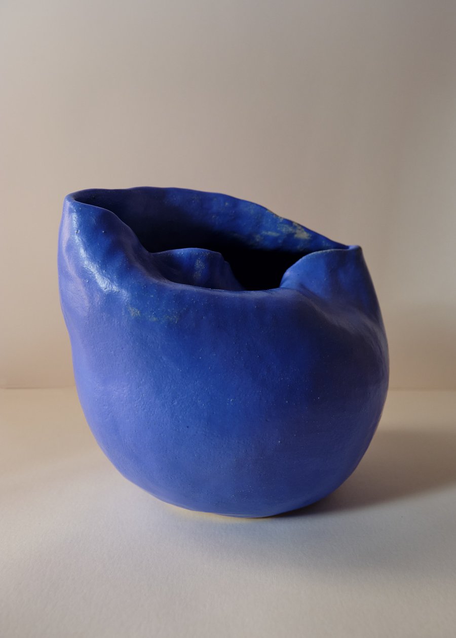 Image of Jarrón Sabi Cobalto