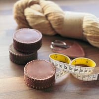 Image 1 of Hand Stitched Leather Tape Measure - NEW!