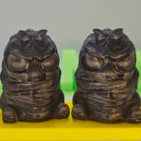 Image 1 of Double cast gus- blk Friday- green/purp