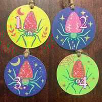 Image 2 of strawberry spider ornaments