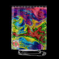 Image 1 of THE WEATHER IS HAPPENING SHOWER CURTAIN