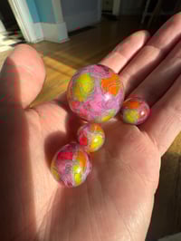 Image 3 of Classic scribble in pinks, orange, and yellow