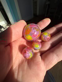 Image 4 of Classic scribble in pinks, orange, and yellow