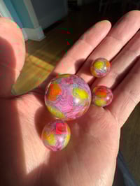 Image 5 of Classic scribble in pinks, orange, and yellow