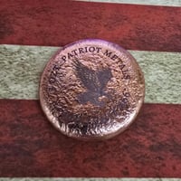 Image 2 of Patina Copper Eagle Round