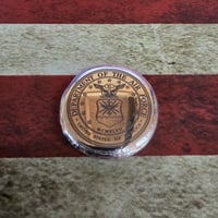 Image 2 of US Military Crest Silver Buttons