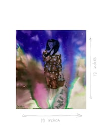 Image 2 of A Bountiful Basket of F*cks to Give ORIGINAL PAINTING