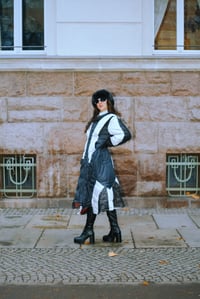 Image 3 of Winter Jacket – Upcycled Long Coat by Gallanegra