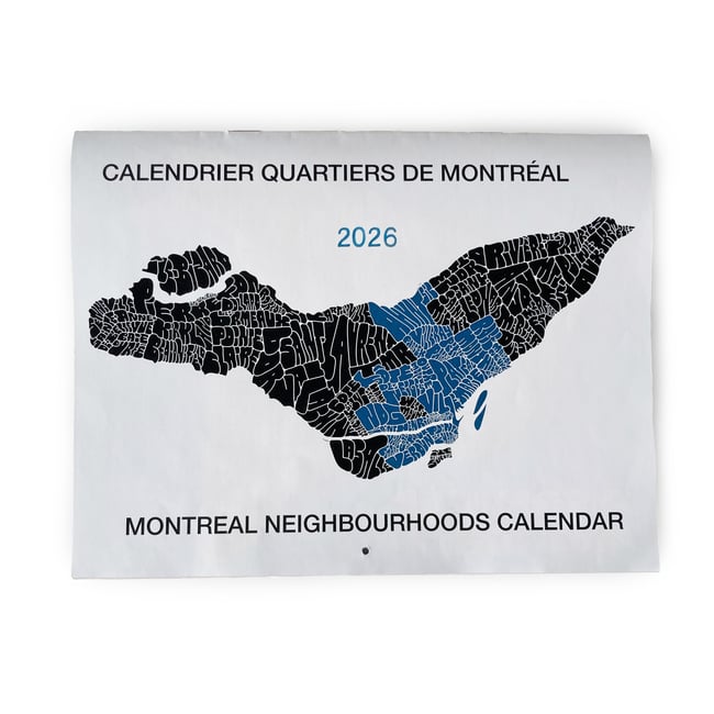 2026 MTL NEIGHBOURHOODS CALENDAR