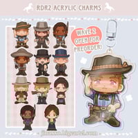 Image 1 of ⟡ RDR2 Acrylic Charms ⟡