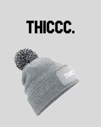 Image 7 of THICCC. BOBBLE BEANIE