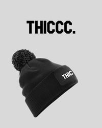 Image 4 of THICCC. BOBBLE BEANIE