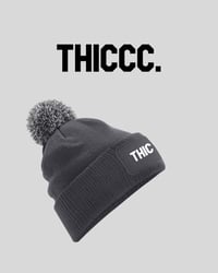 Image 6 of THICCC. BOBBLE BEANIE