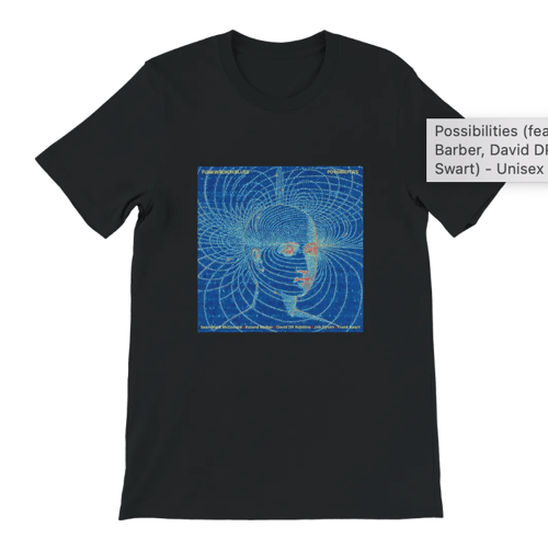 Image of Funkwrench Blues - Possibilities Unisex T-Shirt in Black (all sizes)