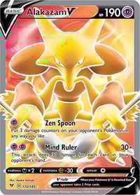 Alakazam V (Full Art) - SWSH04: Vivid Voltage - Near Mint