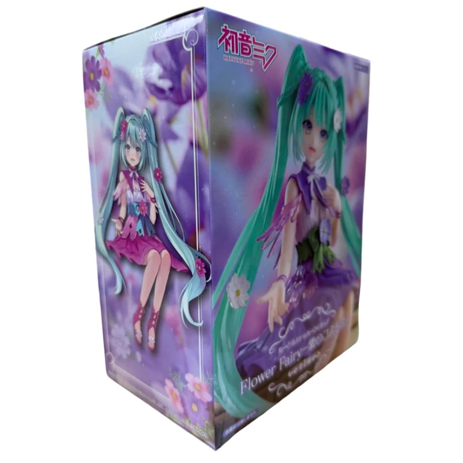 Image of Hatsune Miku Noodle Stopper Figure Flower Fairy Cosmos Purple Color Ver.
