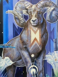 Image 2 of Rattlesnakes & Starlight ~ canvas print