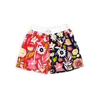 6'3" x Guayaba/Navy Blue Flowers Swimsuits