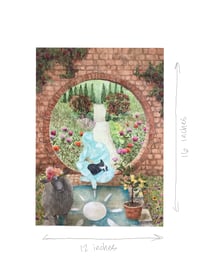 Image 2 of Meet Me at the Moon Gate ORIGINAL PAINTING