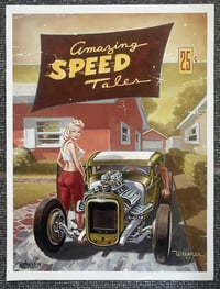 Rare “Amazing Speed tales” litho print circa 2002 