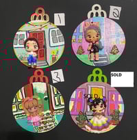 Hand painted Christmas Ornaments 1-4