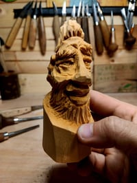 Image 2 of Studying & Carving a Human Face