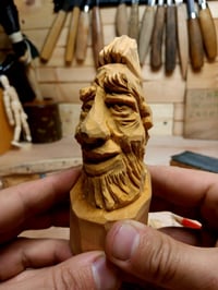 Image 1 of Studying & Carving a Human Face