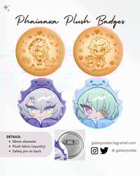 Image 1 of Phainon & Anaxa Plush Badge