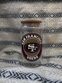 Image 1 of 49ERS | Glass Cup 