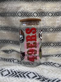 Image 3 of 49ERS | Glass Cup 