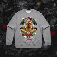 Image 1 of  Mickey Gingerbread Crewneck Sweater 