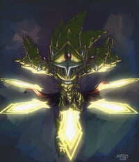 Excalibur Sonic the Hedgehog - Sonic and the Black Knight Digital Print