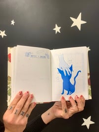 Image 2 of Risograph Snail Planner - Blue Floral Cover