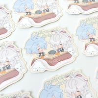 Image 1 of Retirement Club Jingyuan + Phainon Vinyl Sticker