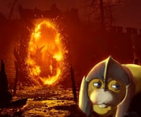 Oatchi, Hero of Kvatch Digital Print