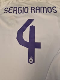 Image 4 of Real Madrid 2007 2008 kids retro kit S.RAMOS 4