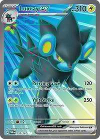 Luxray ex - 195/167 - SV06: Twilight Masquerade - Near Mint
