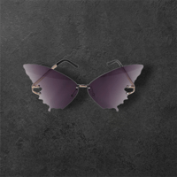 Image 1 of Purple Butterfly Sunglasses