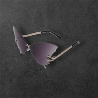 Image 2 of Purple Butterfly Sunglasses