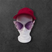 Image 4 of Purple Butterfly Sunglasses