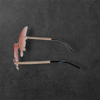 Image 2 of Pink Butterfly Sunglasses