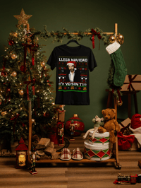 Image 2 of El Buki Llega Navidad Y Yo Sin Ti Short-Sleeve Holiday T-Shirt