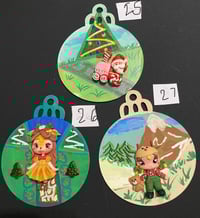 Hand Painted Ornaments  25-27