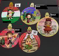 Hand Painted Ornaments 34-38